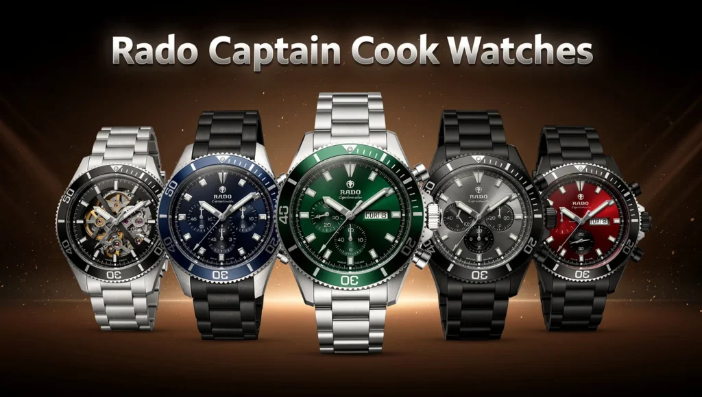 Captain Cook Rado watch