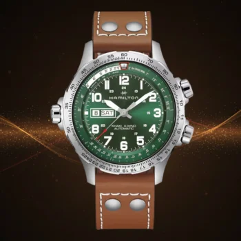 Khaki Aviation X-Wind Day Date Auto