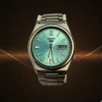 Vintage SEIKO 5 Automatic 7009-469L R Ice Blue Sunburst Dial