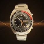 Vintage SEIKO 6139-6030R Automatic Chronograph - Black Dial "Coke" Bezel Men's Watch - Image 3