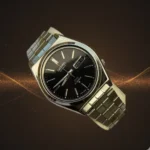 Vintage SEIKO DX 6309 Automatic Black Sunburst Dial