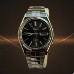 Vintage SEIKO DX 6309 Black Sunburst Dial