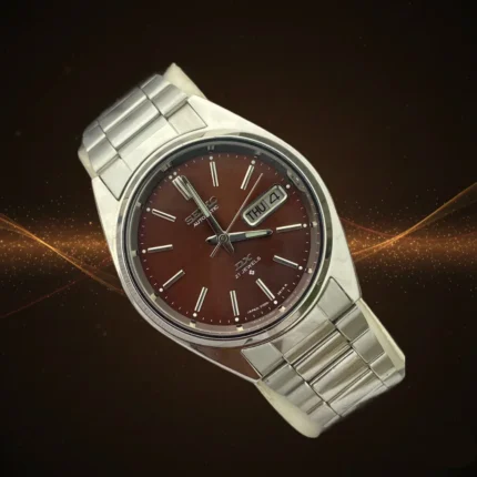 Vintage Seiko DX Automatic Brown Dial 7009 Movement