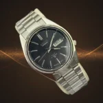 Vintage Seiko DX Automatic Classic Black Sunburst Dial 6106 Movement