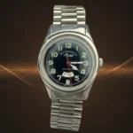 Vintage West End Watch Co. Sowar Prima Automatic 6 o'clock Day-Date Display Black Military Dial