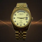 Vintage West End Watch Co. Sowar Prima Automatic – Gold Sunburst Dial